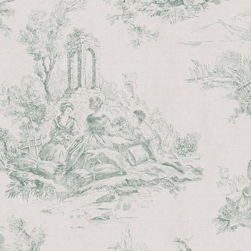 Traditional wallpaper toile - traditional, de