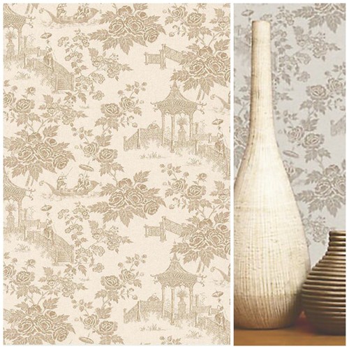 Pagoda toile jouy wallpaper - toile,