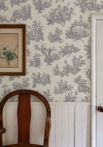 Silver grey toile - toile, de