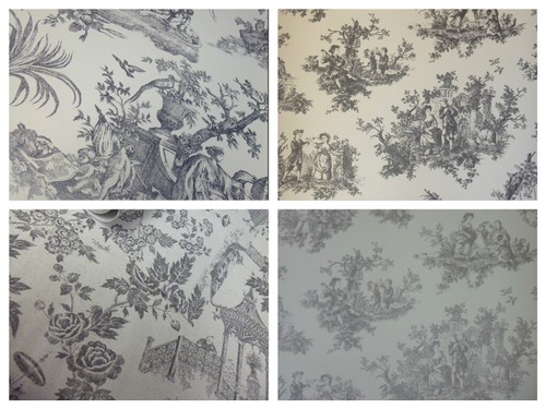 Black grey toile - toile, de