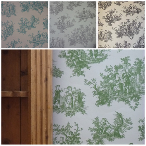 Toile jouy wallpaper - de,