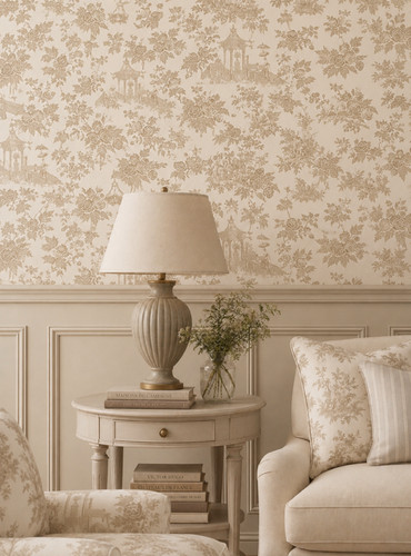Beige wallpaper chinese - beige, -chinese