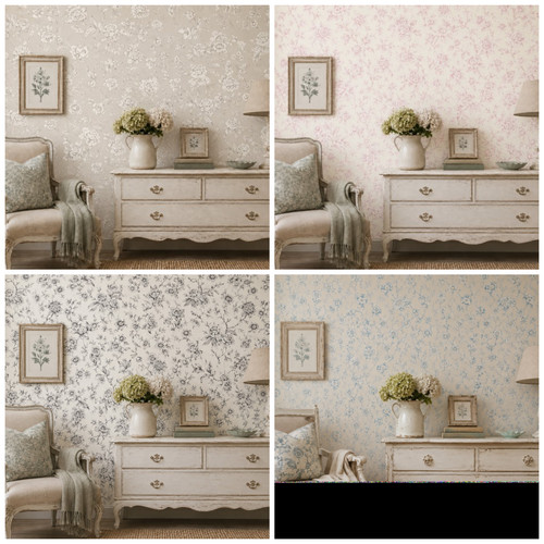 Toile jouy wallpaper - de,
