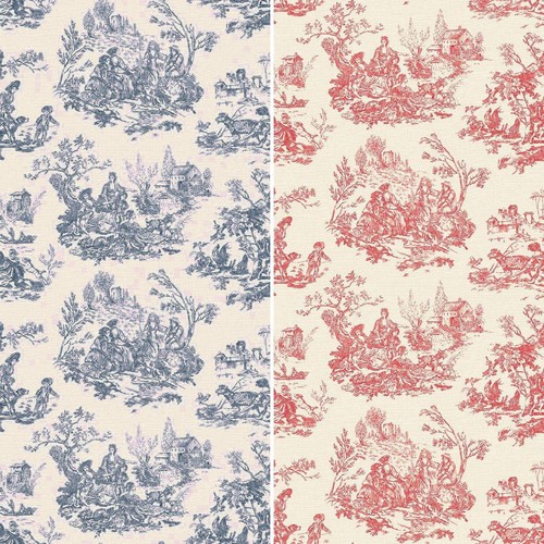 Toile jouy wallpaper - de,