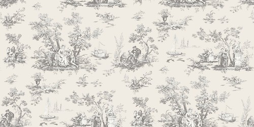 French grey toile de - french,